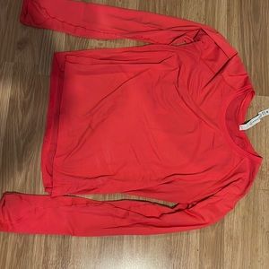 Bright pink/orange lululemon top